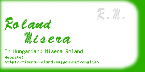 roland misera business card